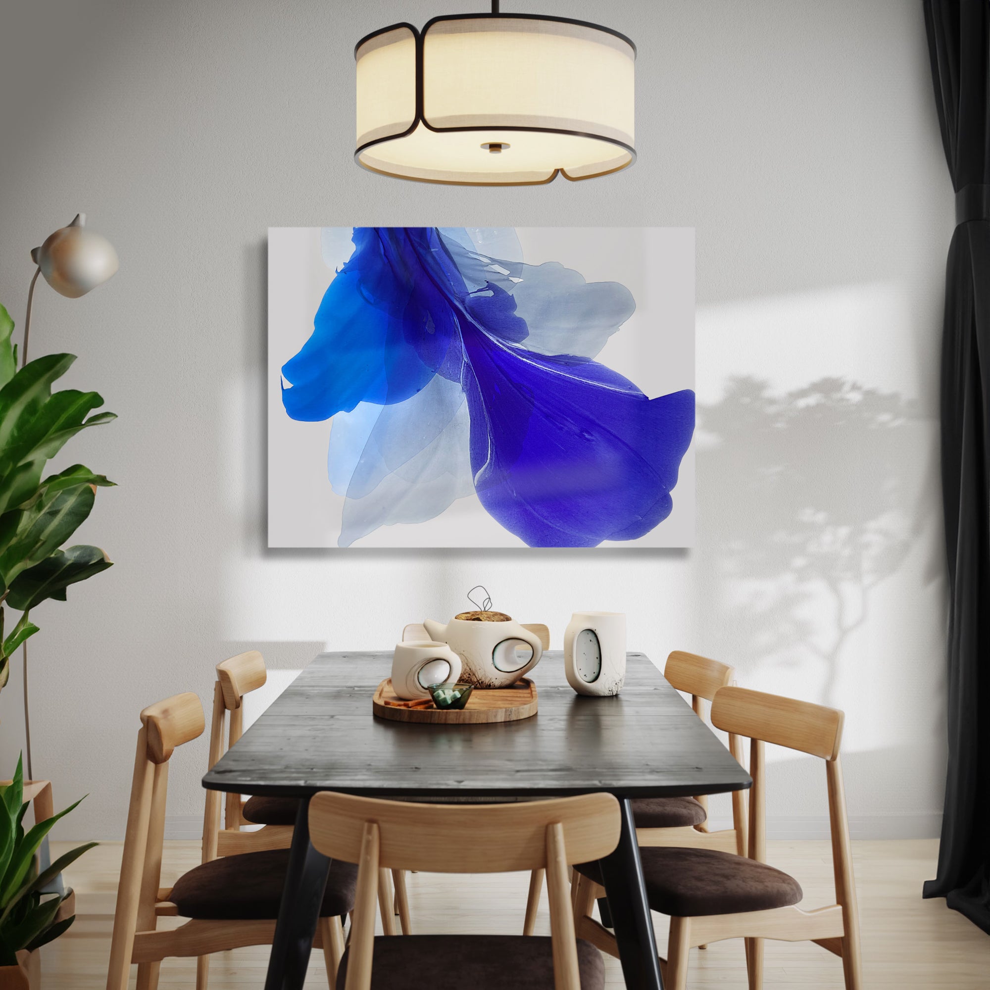 Modern Fine Art for Home Decor Abstract Watercolor Painting Electra 30x40" by Marta Spendowska