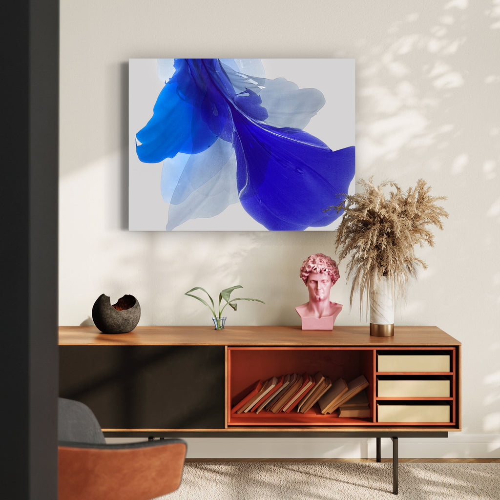 Modern Fine Art for Home Decor Abstract Watercolor Painting Electra 30x40" by Marta Spendowska