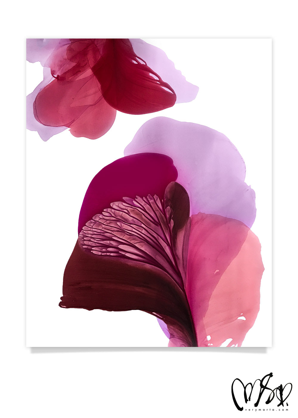 Modern Fine Art for Home Decor Abstract Watercolor Painting Eonia by Marta Spendowska