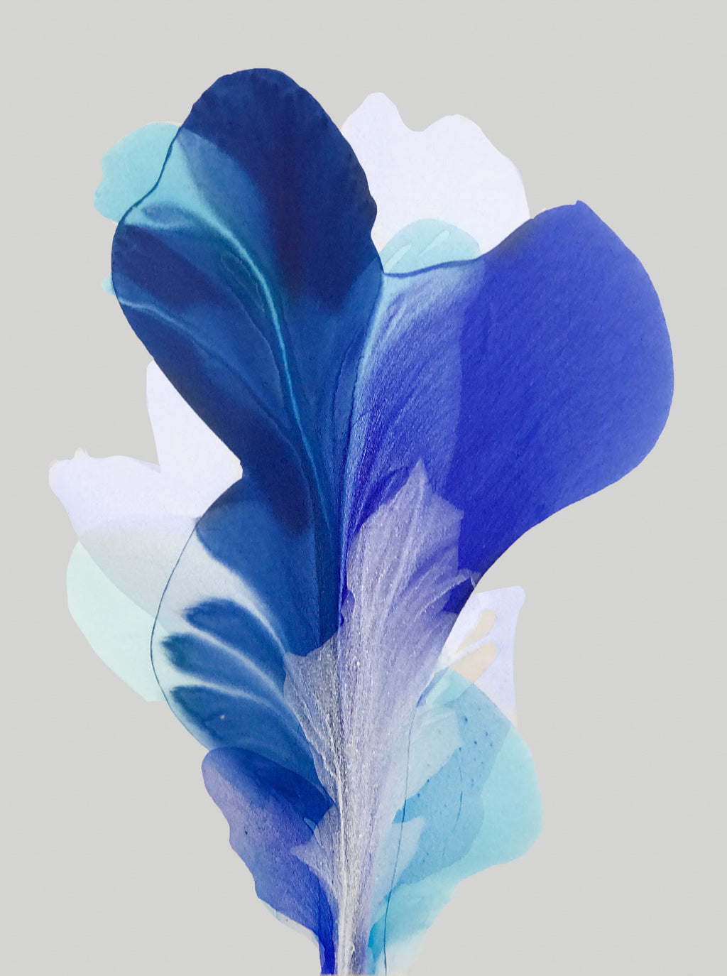 Modern Fine Art for Home Decor Abstract Watercolor Painting Gods of Spring have spoken 40x30" by Marta Spendowska