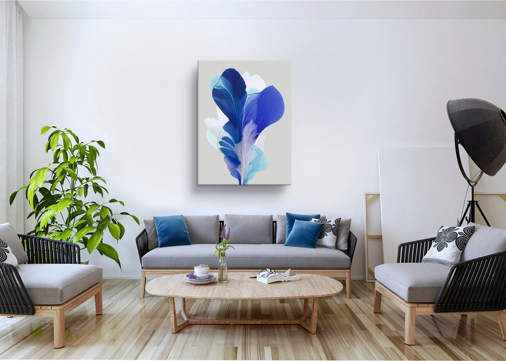 Modern Fine Art for Home Decor Abstract Watercolor Painting Gods of Spring have spoken 40x30" by Marta Spendowska
