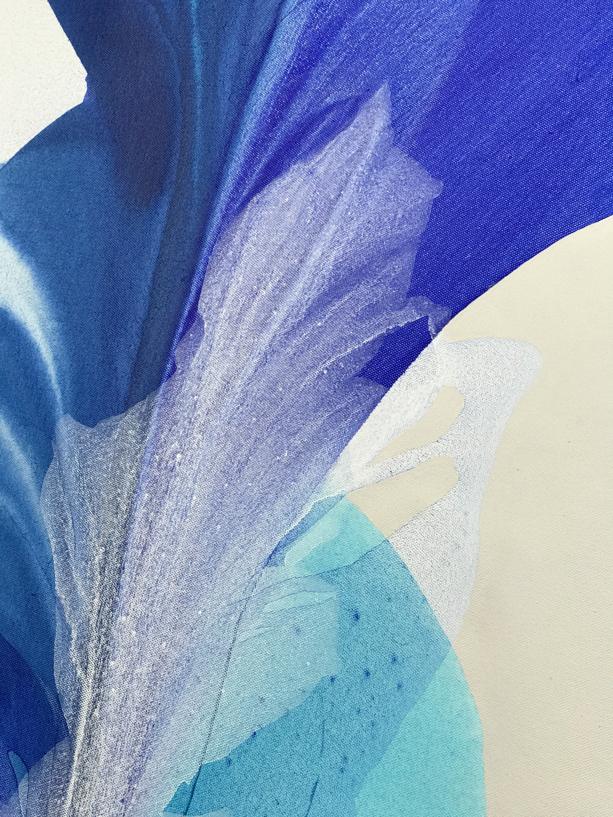 Modern Fine Art for Home Decor Abstract Watercolor Painting Gods of Spring have spoken 40x30" by Marta Spendowska