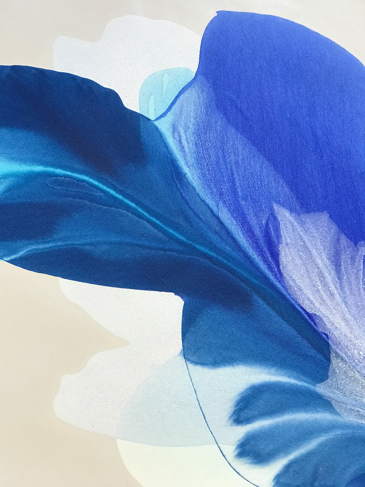 Modern Fine Art for Home Decor Abstract Watercolor Painting Gods of Spring have spoken 40x30" by Marta Spendowska