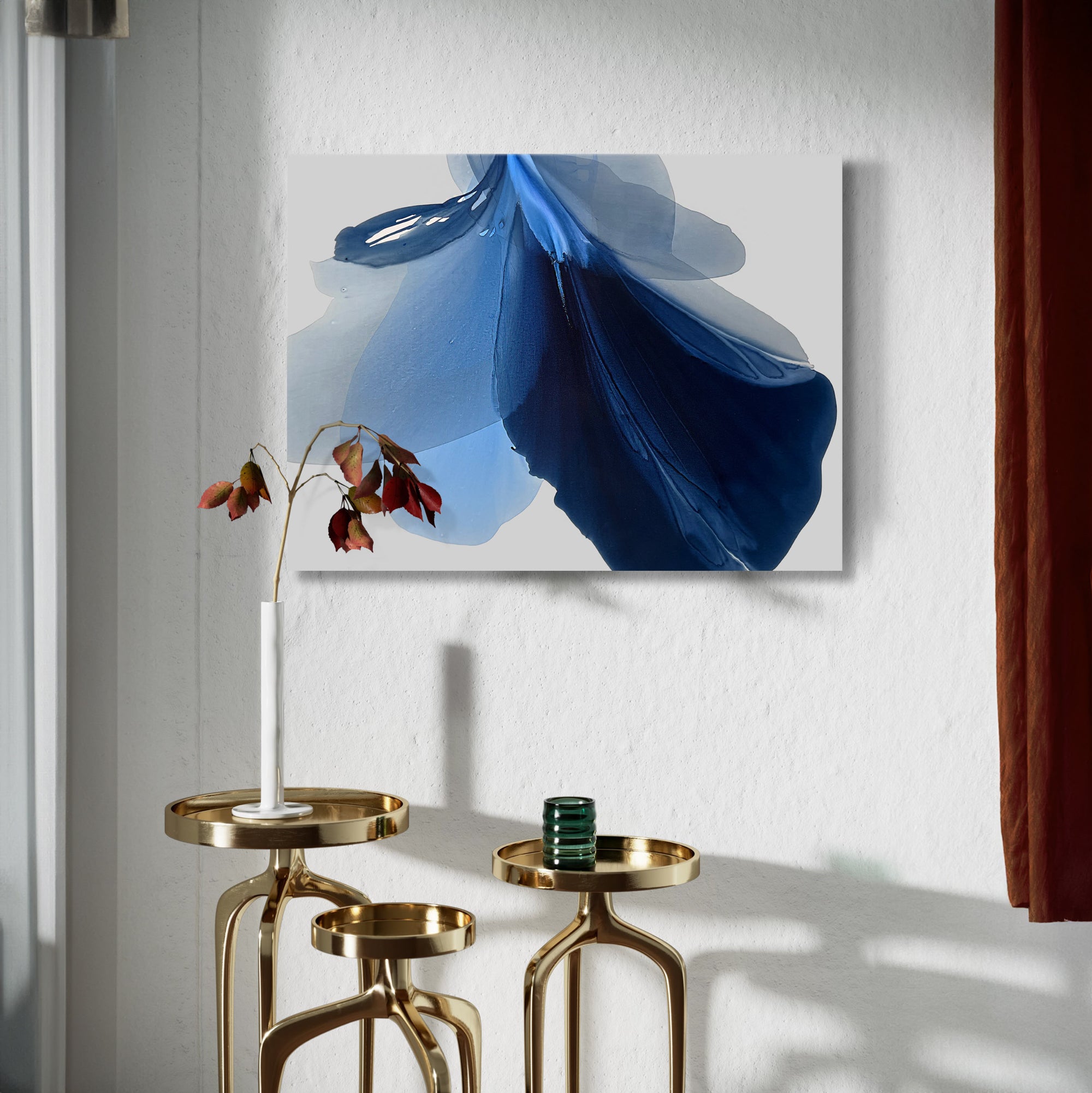 Modern Fine Art for Home Decor Abstract Watercolor Painting Kfïat 30x40" by Marta Spendowska