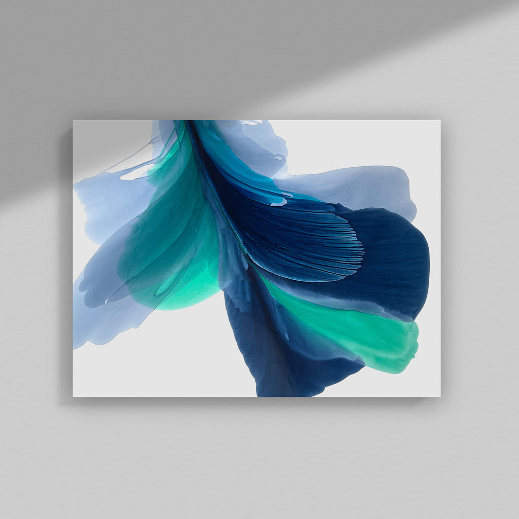 Modern Fine Art for Home Decor Abstract Watercolor Painting Lota 30x40" by Marta Spendowska