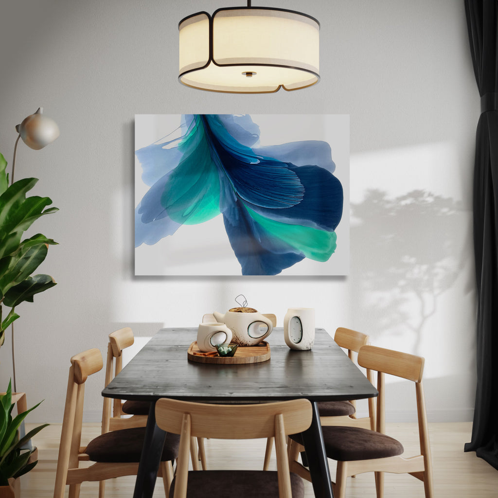 Modern Fine Art for Home Decor Abstract Watercolor Painting Lota 30x40" by Marta Spendowska