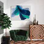 Modern Fine Art for Home Decor Abstract Watercolor Painting Lota 30x40" by Marta Spendowska