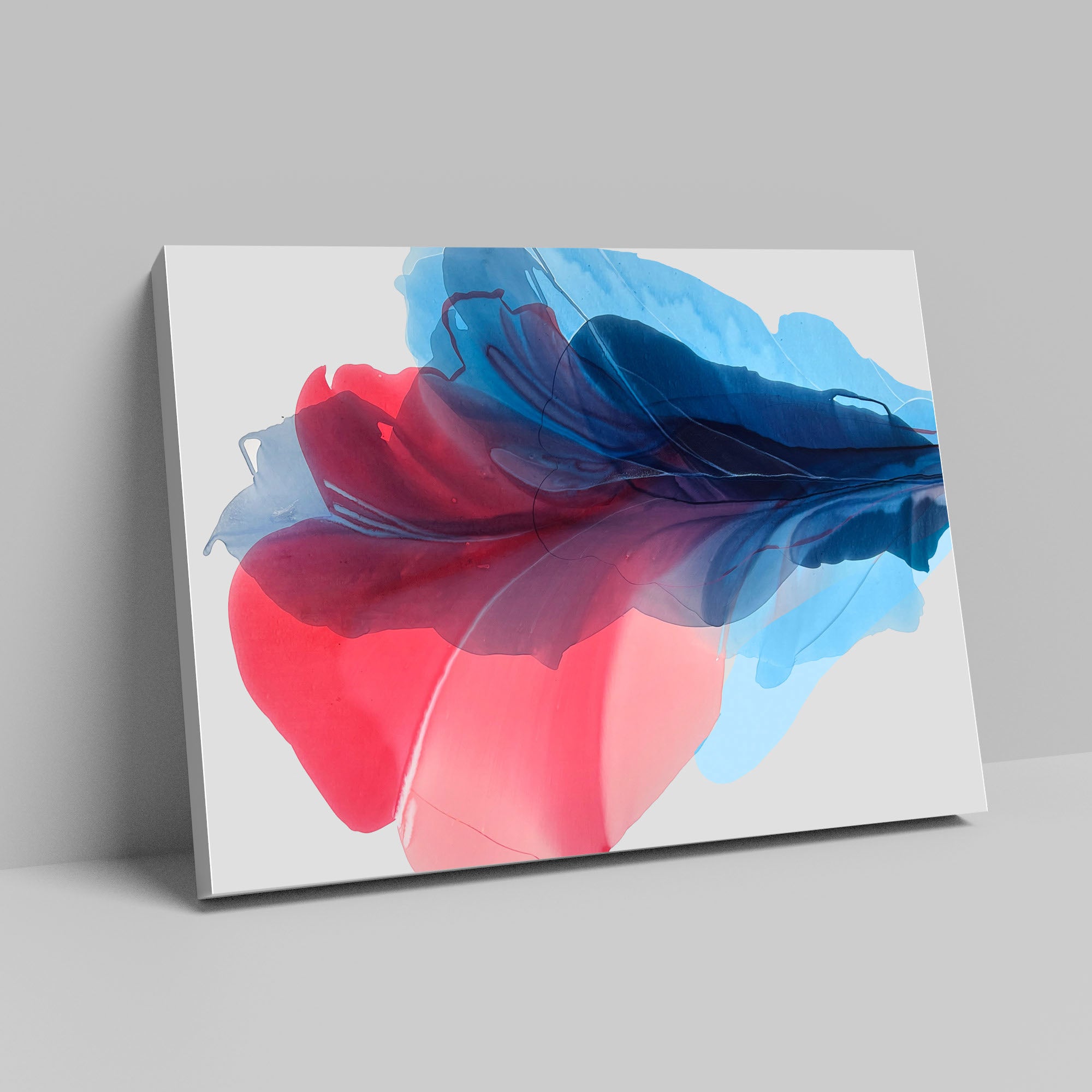 Modern Fine Art for Home Decor Abstract Watercolor Painting Lusta 30x40" by Marta Spendowska