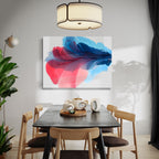 Modern Fine Art for Home Decor Abstract Watercolor Painting Lusta 30x40" by Marta Spendowska