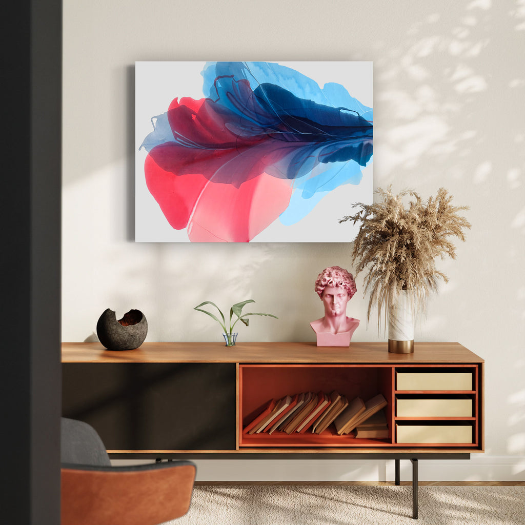 Modern Fine Art for Home Decor Abstract Watercolor Painting Lusta 30x40" by Marta Spendowska