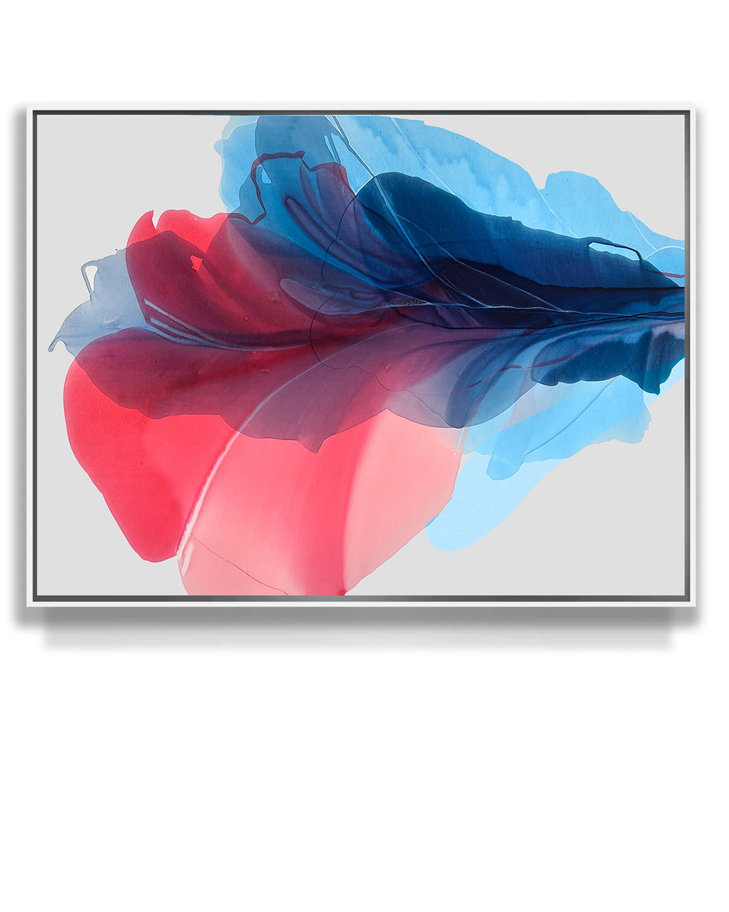 Modern Fine Art for Home Decor Abstract Watercolor Painting Lusta 30x40" by Marta Spendowska