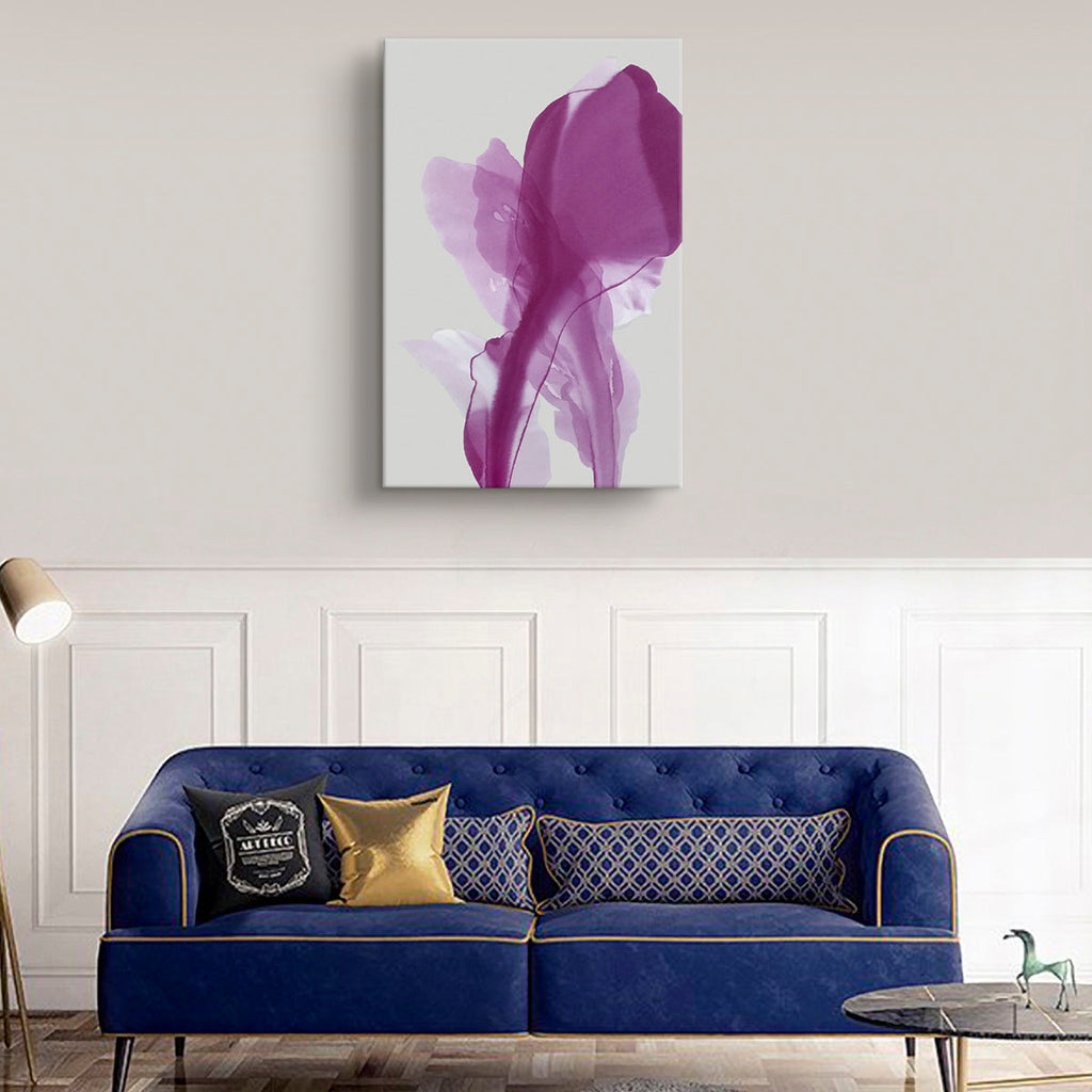Modern Fine Art for Home Decor Abstract Watercolor Painting Smitten by flower' blushing 36x24" by Marta Spendowska