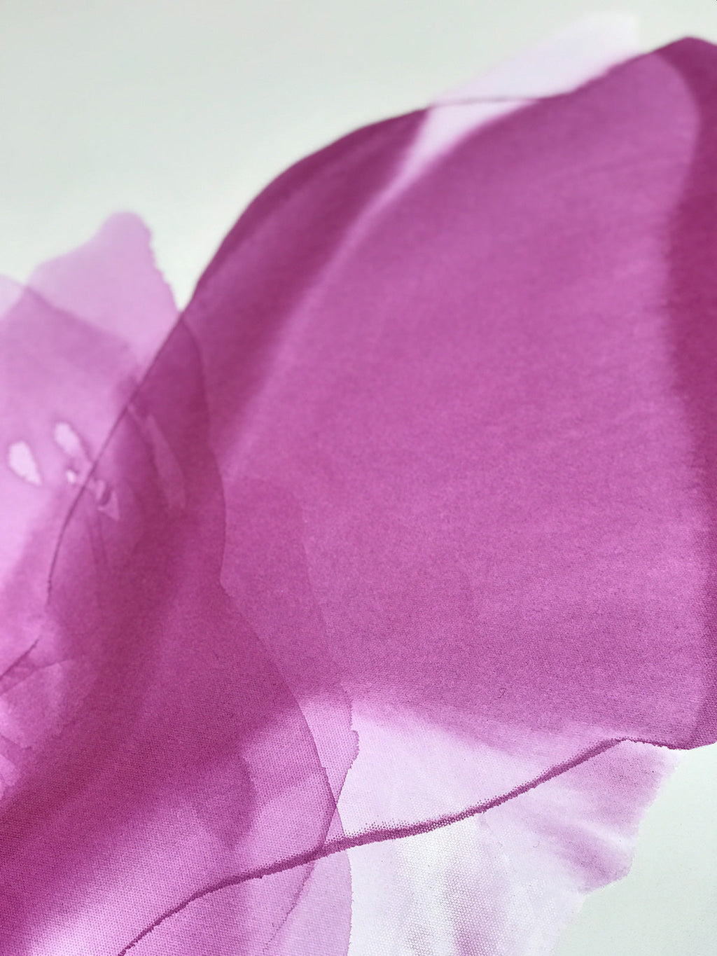 Modern Fine Art for Home Decor Abstract Watercolor Painting Smitten by flower' blushing 36x24" by Marta Spendowska