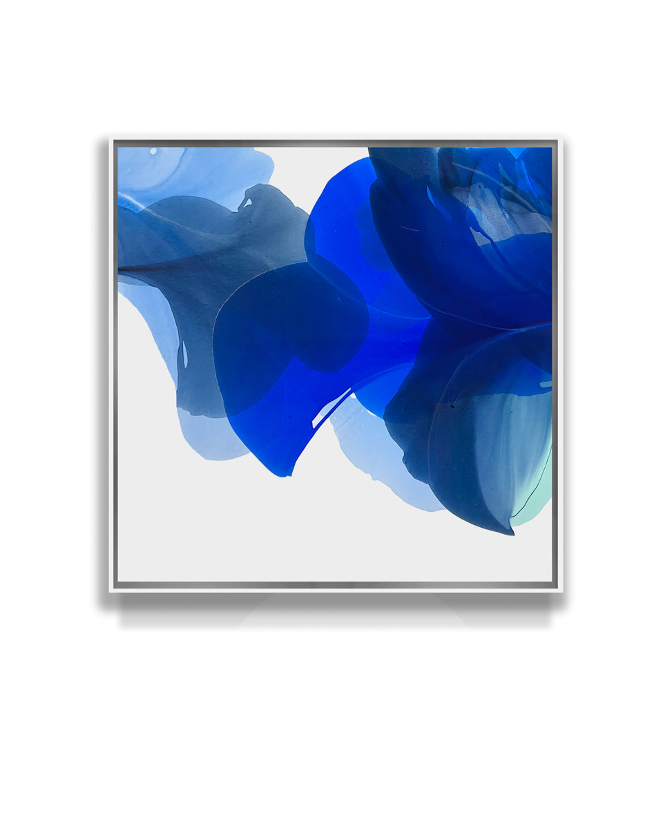 Modern Fine Art for Home Decor Abstract Watercolor Painting Sowa 30x30" by Marta Spendowska