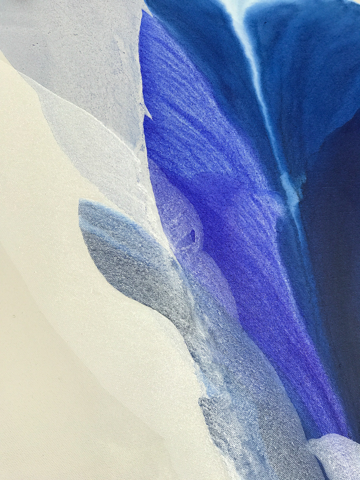 Modern Fine Art for Home Decor Abstract Watercolor Painting The fortune of being the flower in bloom 31x23" by Marta Spendowska