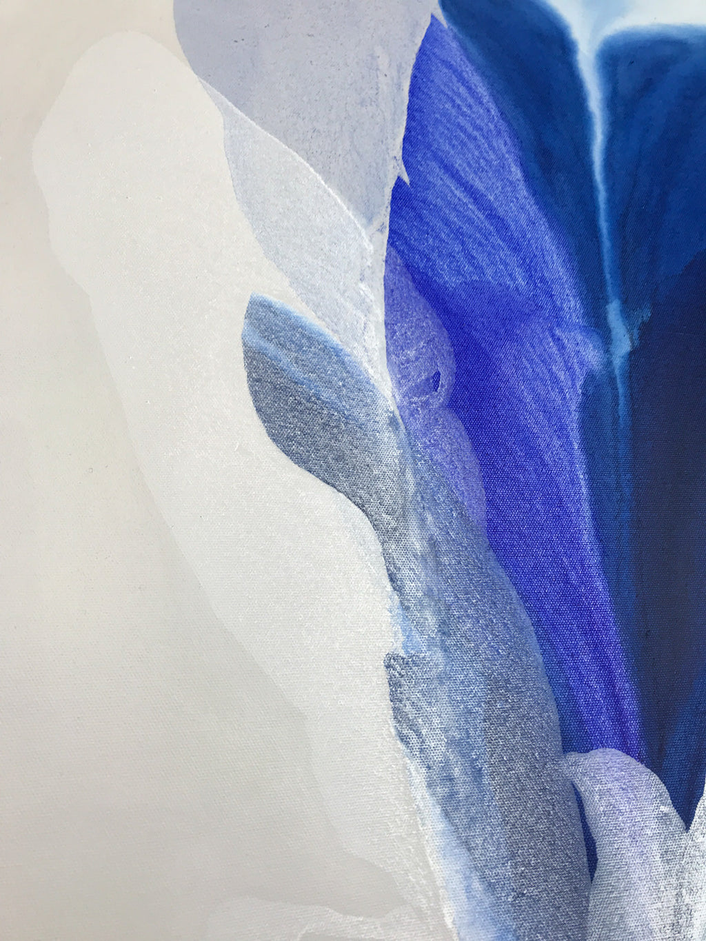 Modern Fine Art for Home Decor Abstract Watercolor Painting The fortune of being the flower in bloom 31x23" by Marta Spendowska