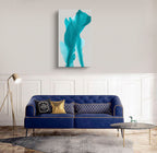 Modern Fine Art for Home Decor Abstract Watercolor Painting The fragrance of tomorrow's premonition 40x23" by Marta Spendowska