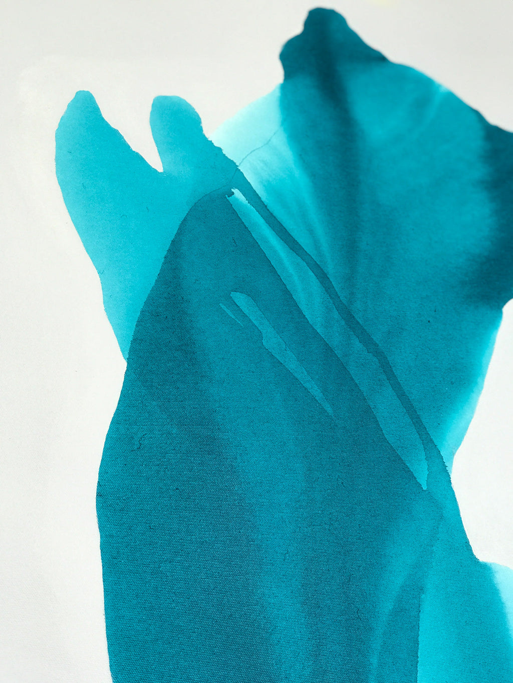 Modern Fine Art for Home Decor Abstract Watercolor Painting The fragrance of tomorrow's premonition 40x23" by Marta Spendowska