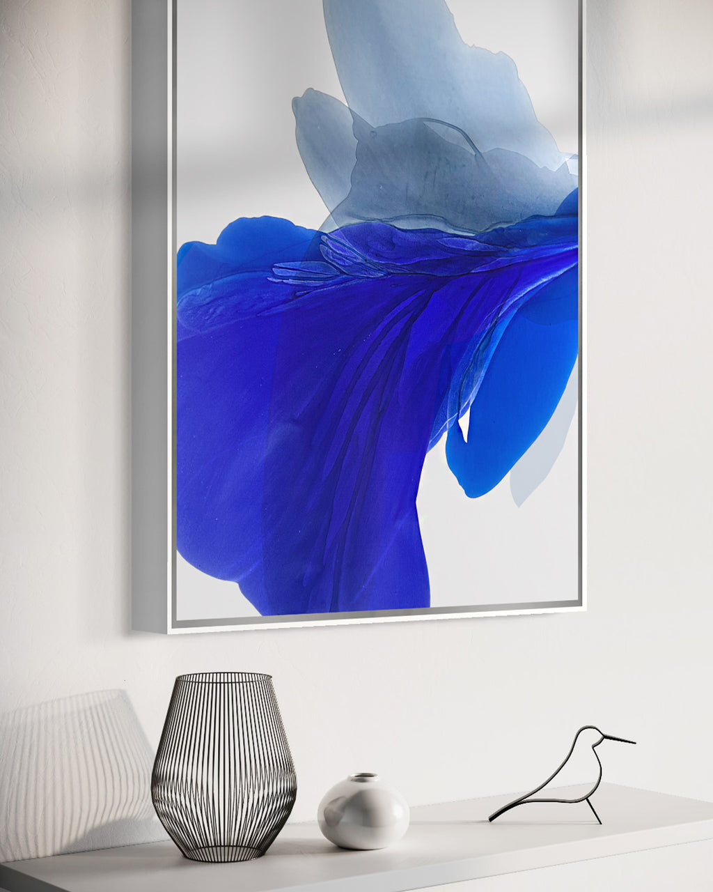 Modern Fine Art for Home Decor Abstract Watercolor Painting Vera 30x40" by Marta Spendowska