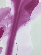 Modern Fine Art for Home Decor Abstract Watercolor Painting Why don't we blow a kiss 36x24" by Marta Spendowska