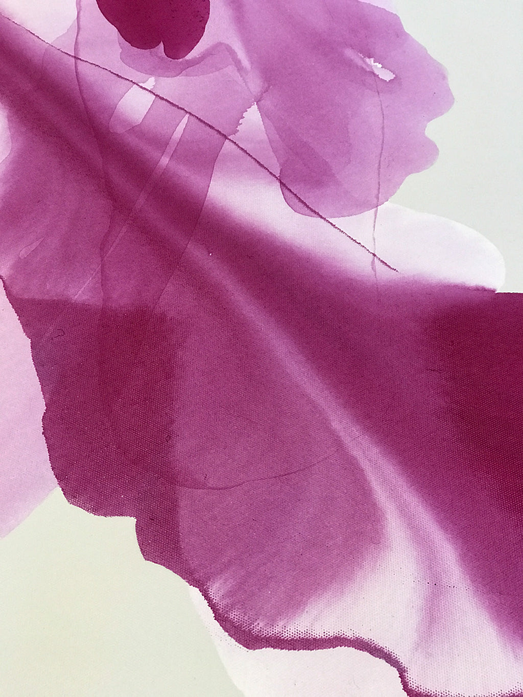 Modern Fine Art for Home Decor Abstract Watercolor Painting Why don't we blow a kiss 36x24" by Marta Spendowska