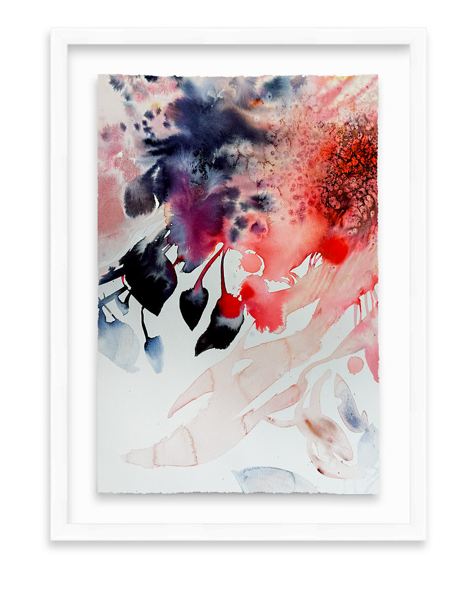 Modern Fine Art for Home Decor Botanical Watercolor Painting Bluet Two | 12x18" Art by Marta Spendowska