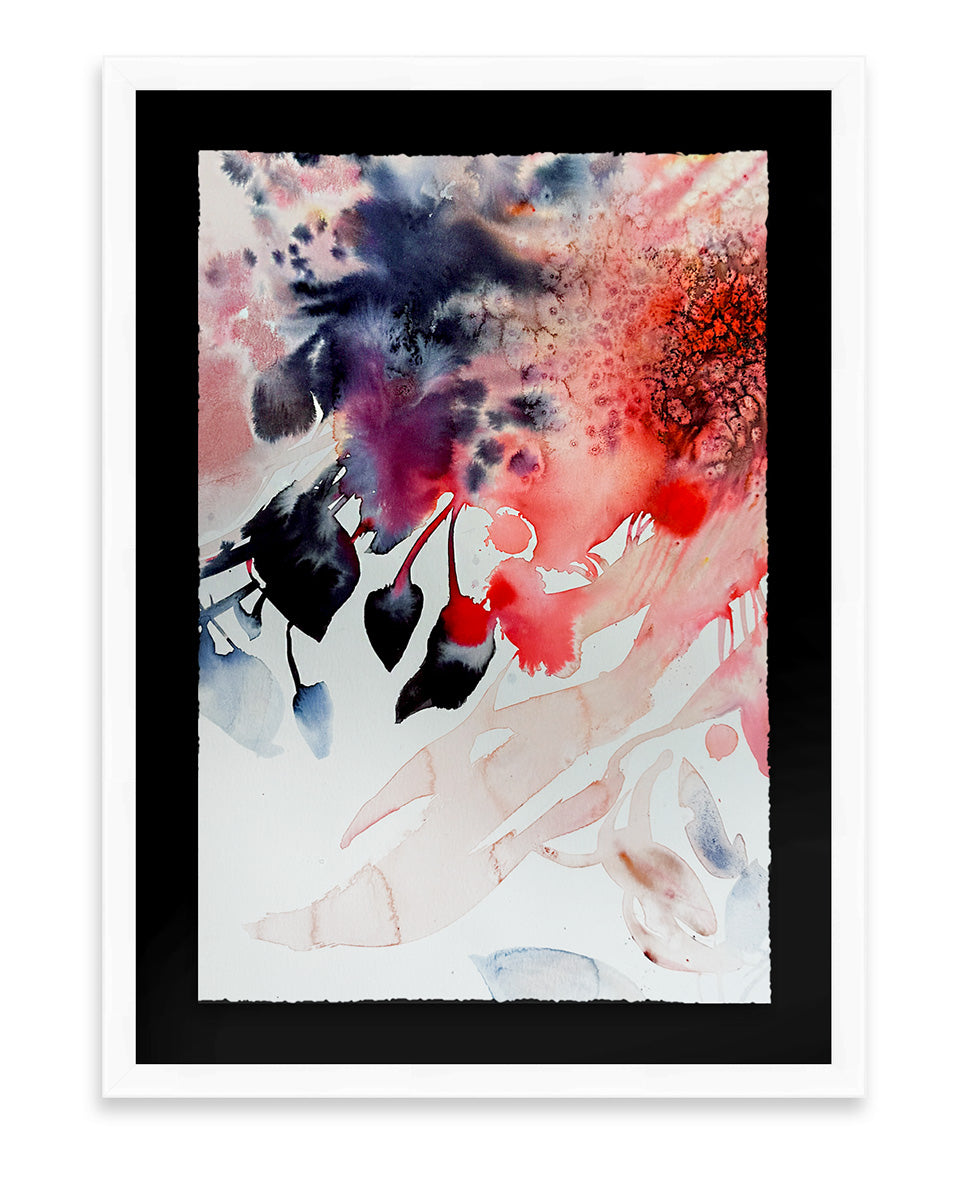 Modern Fine Art for Home Decor Botanical Watercolor Painting Bluet Two | 12x18" Art by Marta Spendowska