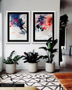 Modern Fine Art for Home Decor Botanical Watercolor Painting Bluet Two | 12x18" Art by Marta Spendowska