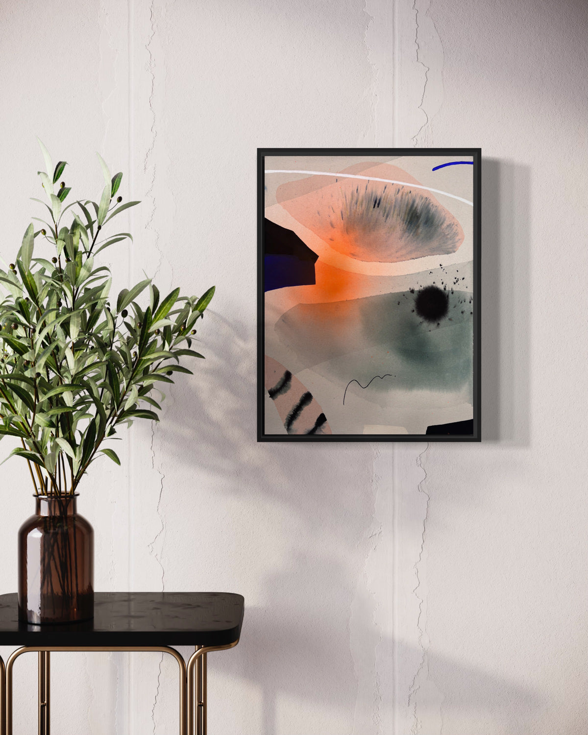 Modern Fine Art for Home Decor Painting | Bloom, oh Fantasy | 25x19 Canvas by Marta Spendowska