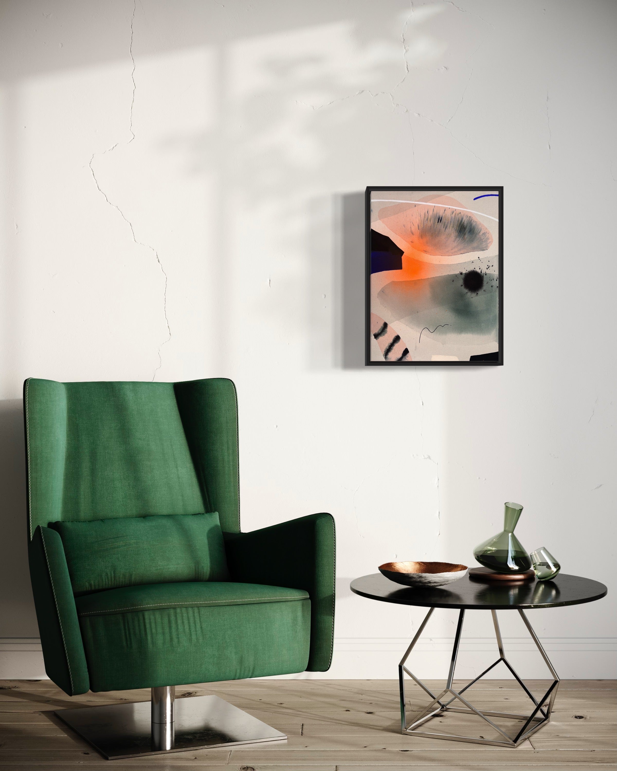 Modern Fine Art for Home Decor Painting | Bloom, oh Fantasy | 25x19 Canvas by Marta Spendowska