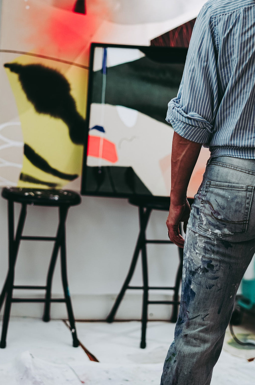 Modern Fine Art for Home Decor Painting | Bloom, oh Fantasy | 25x19 Canvas by Marta Spendowska