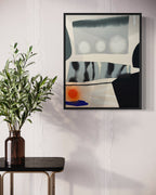 Modern Fine Art for Home Decor Painting | The hillside knows | 31x25 Canvas by Marta Spendowska