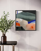 Modern Fine Art for Home Decor Painting | Within the inner moss | 25x25 Canvas by Marta Spendowska