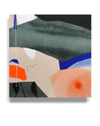 Modern Fine Art for Home Decor Painting | Within the inner moss | 25x25 Canvas by Marta Spendowska