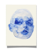 Watercolor Portrait Painting Ōrakle 4, 30x22"