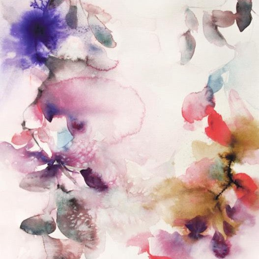 original-painting-watercolor-abstract-botanical-landscape-marta-spendowska-verymarta-Painting, watercolor | Earth and Sky Tremble | 22x15in Paper