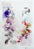 original-painting-watercolor-abstract-botanical-landscape-marta-spendowska-verymarta-Painting, watercolor | Earth and Sky Tremble | 22x15in Paper