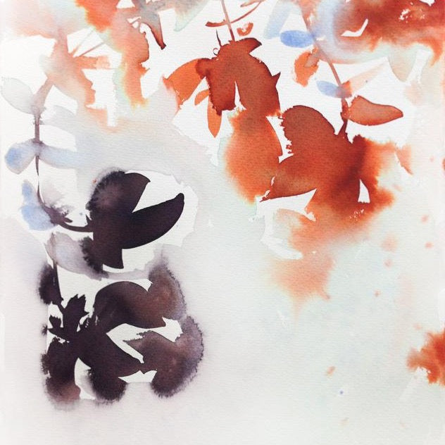 original-painting-watercolor-abstract-botanical-landscape-marta-spendowska-verymarta-Painting, watercolor | Flora 30 | 15x11" Paper