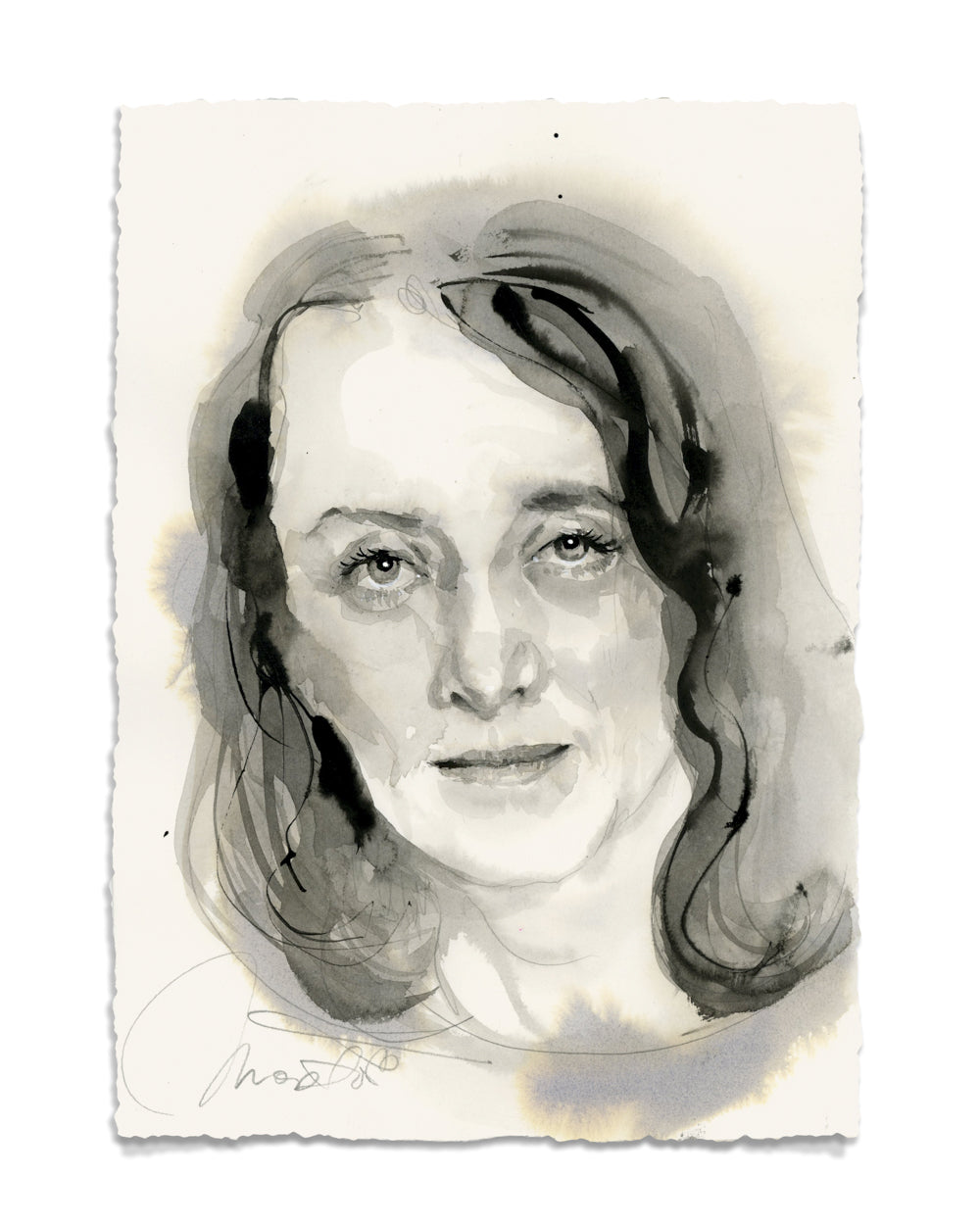 31 Ink Portraits  8x10"