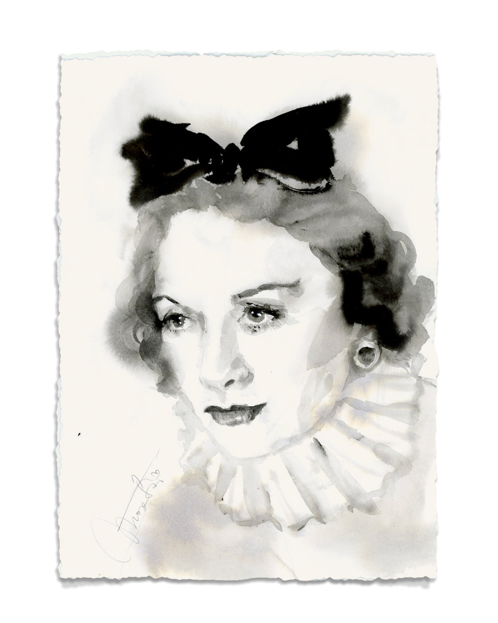 31 Ink Portraits  8x10"