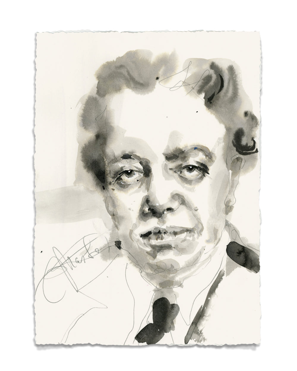 31 Ink Portraits  8x10"