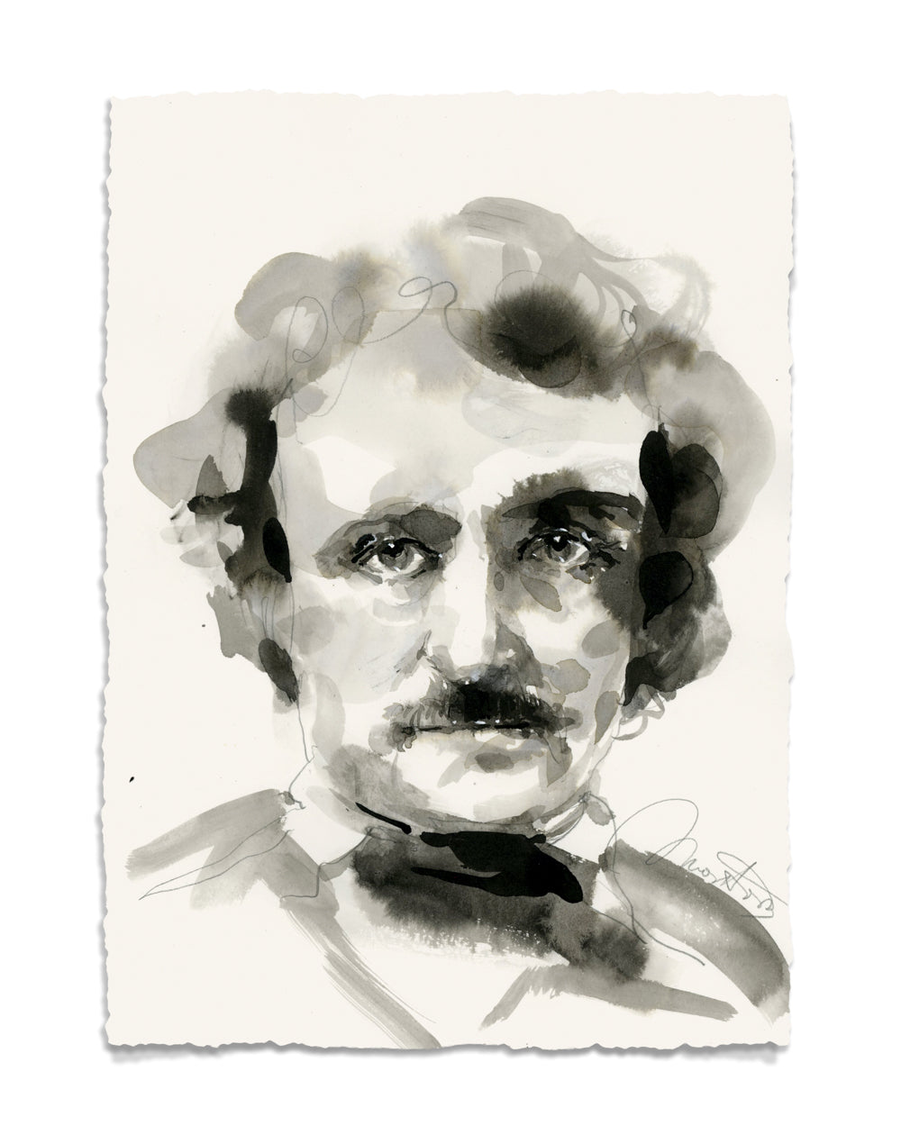 31 Ink Portraits  8x10"