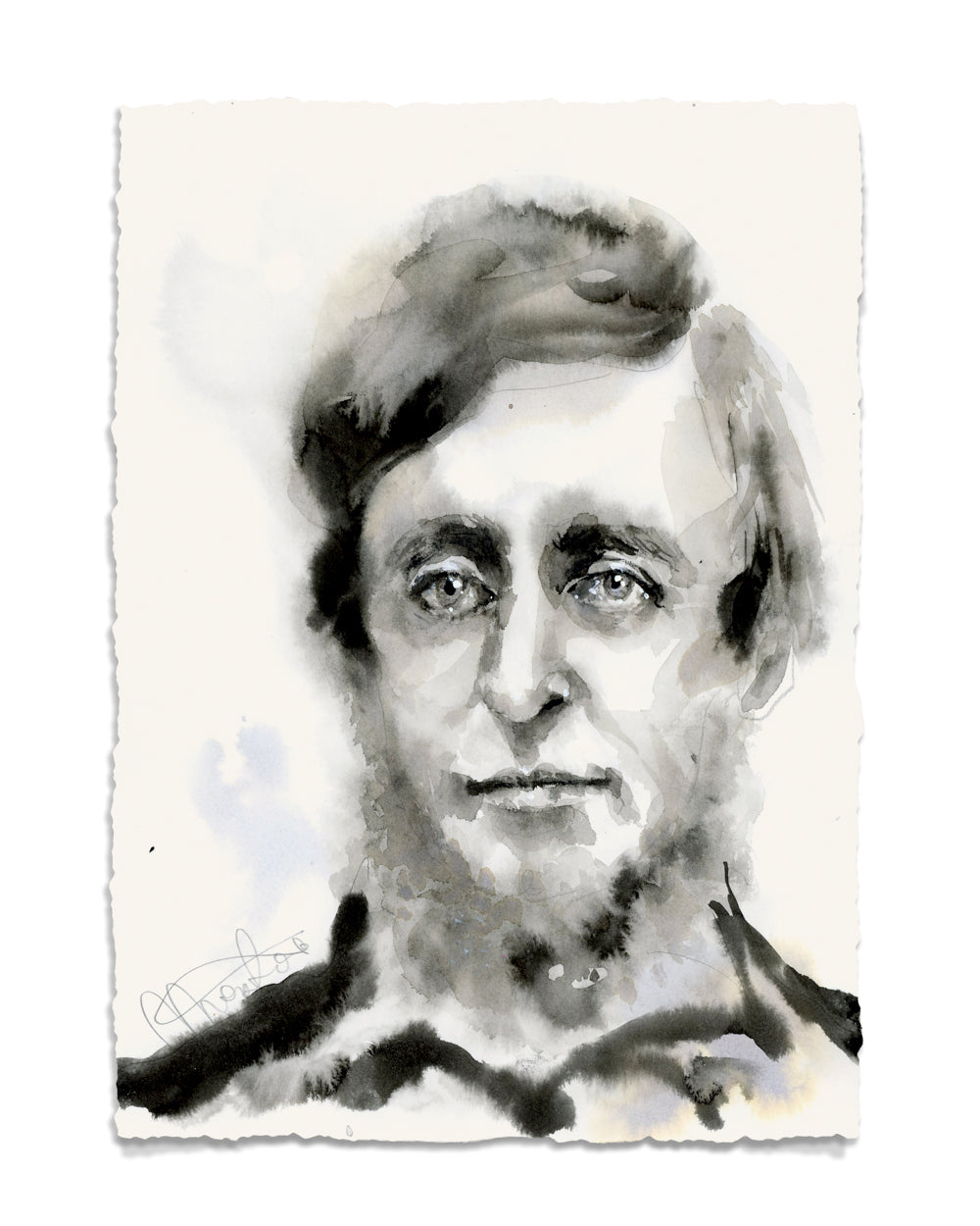 31 Ink Portraits  8x10"