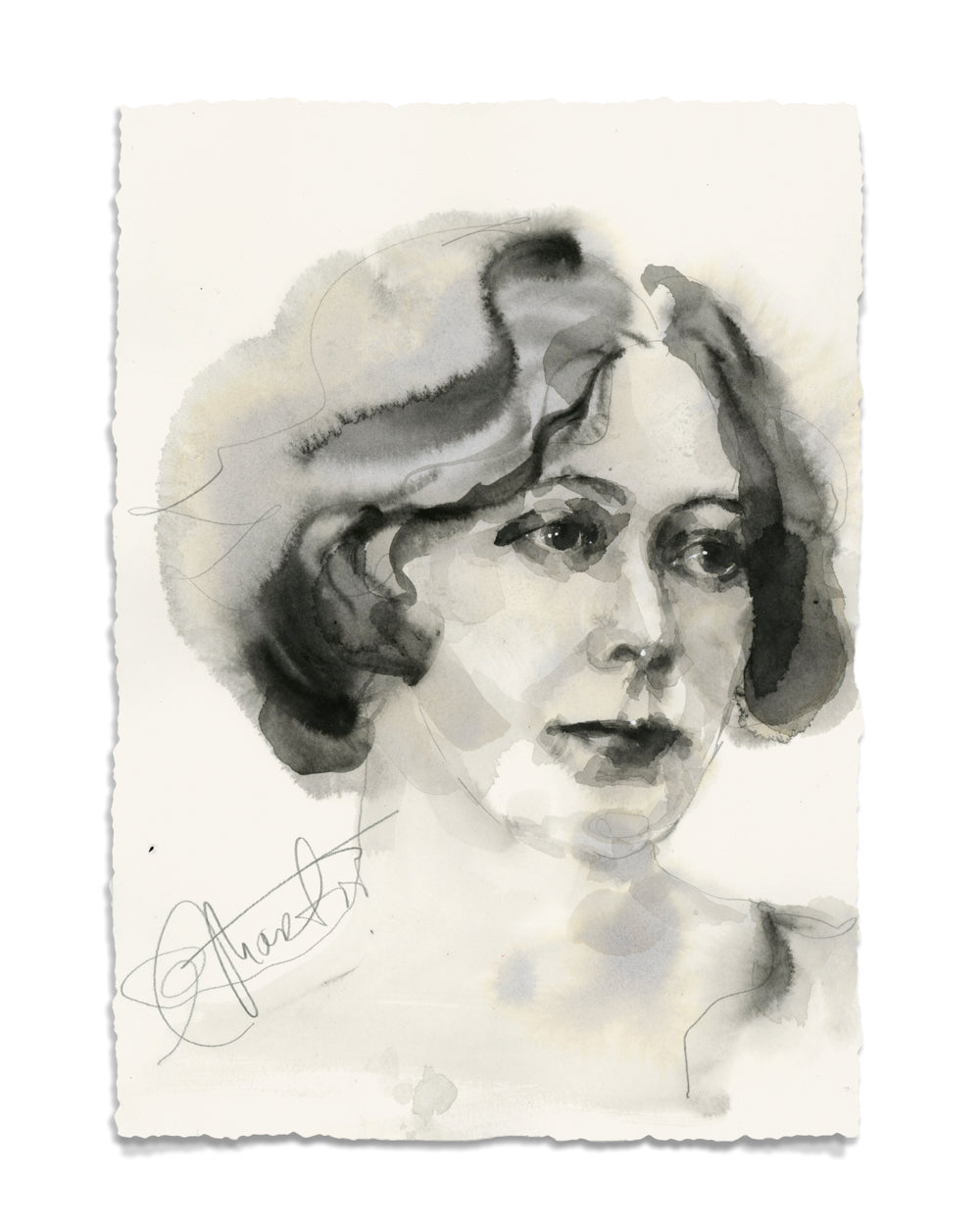 31 Ink Portraits  8x10"