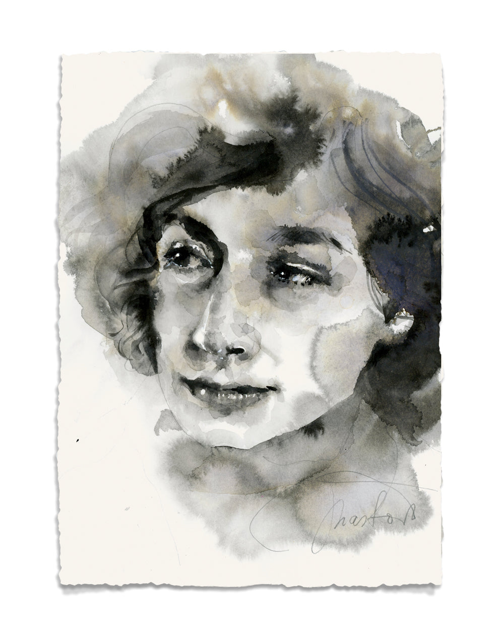 31 Ink Portraits  8x10"