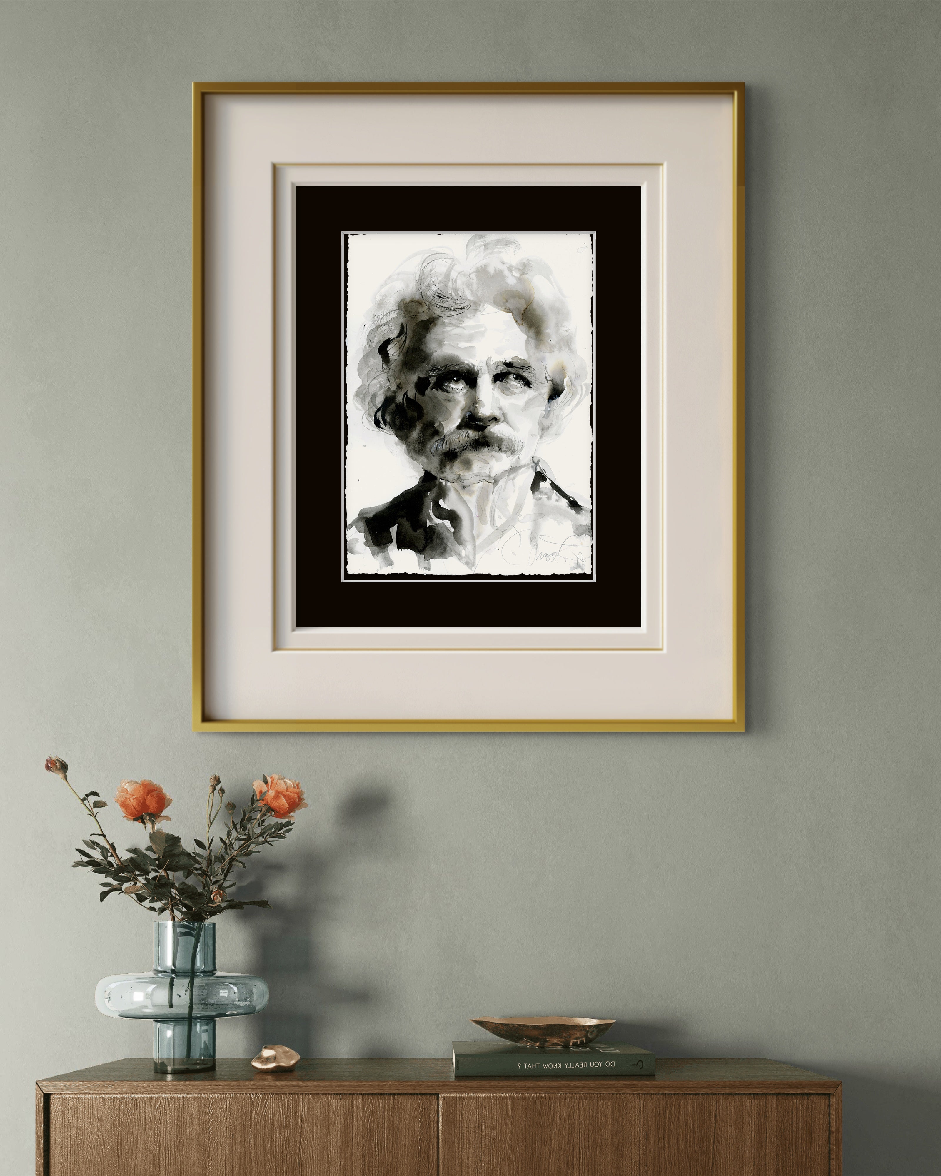 31 Ink Portraits  8x10"