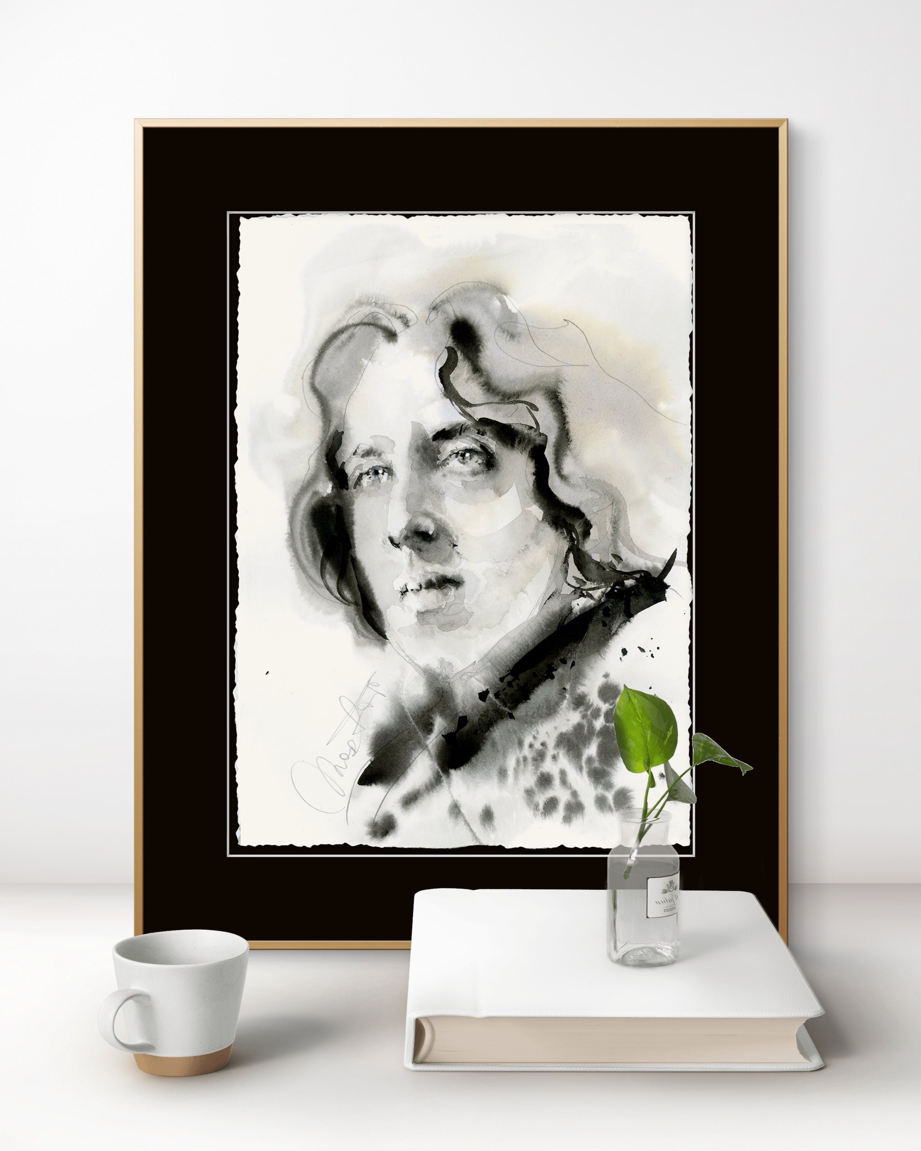 31 Ink Portraits  8x10"