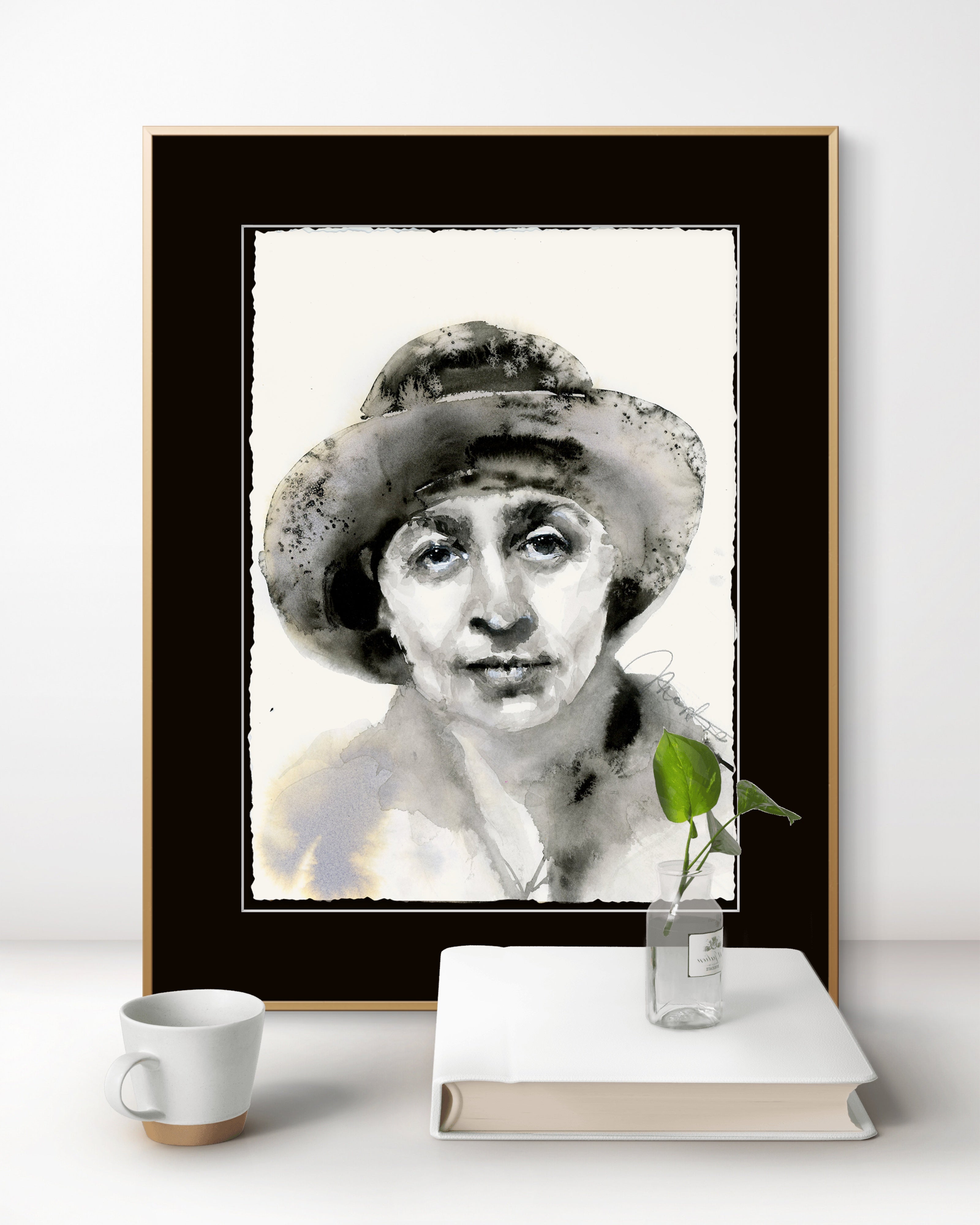 31 Ink Portraits  8x10"