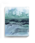 Landscape Wall  Wal Art Prints Loose Abstract Watercolor Paper & Canvas | Blue Fields 2