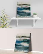 Landscape Wall  Art Prints Loose Abstract Watercolor Paper & Canvas | Bluesy